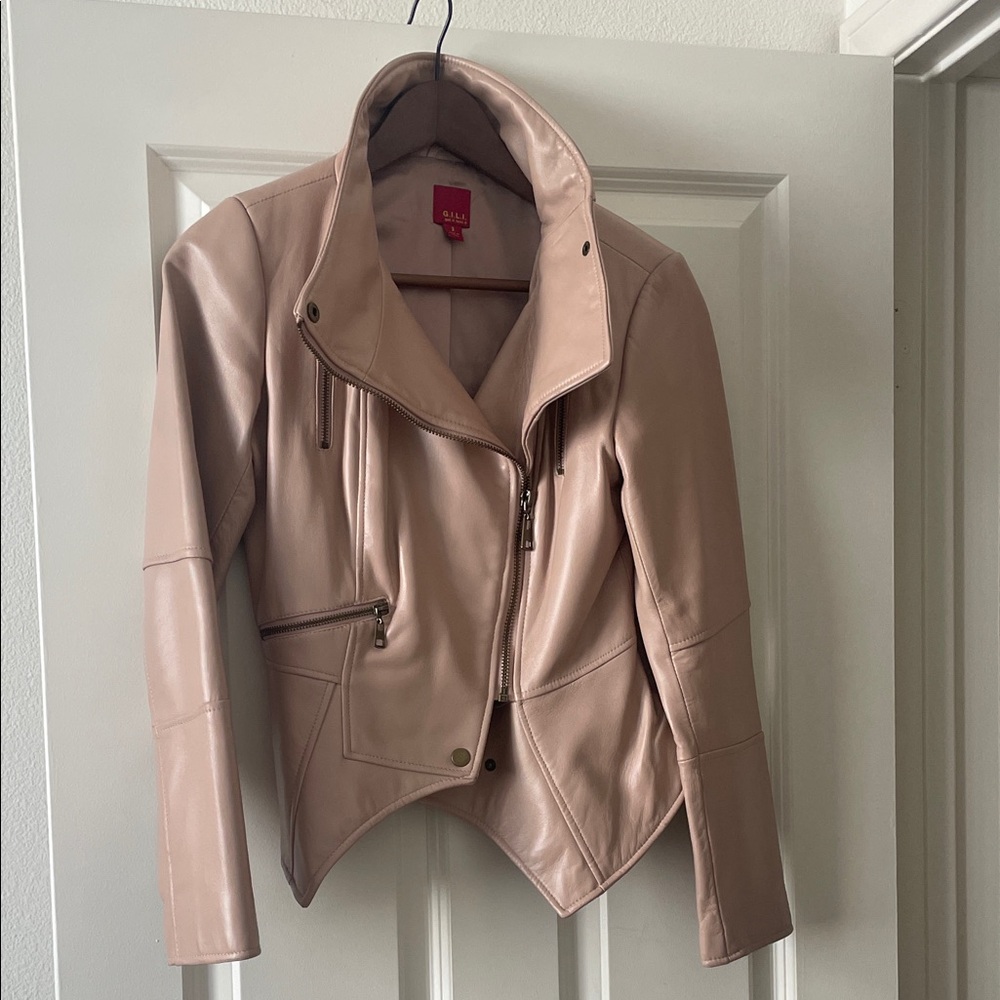 G.I.L.I. Blush Leather Jacket